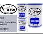 Preview: Ford, Light Regatta Blue Metallic, 3S / 6004: 500ml Lackdose + 500ml Klarlack + 250ml Härter - Set, von ATW Autoteile West.